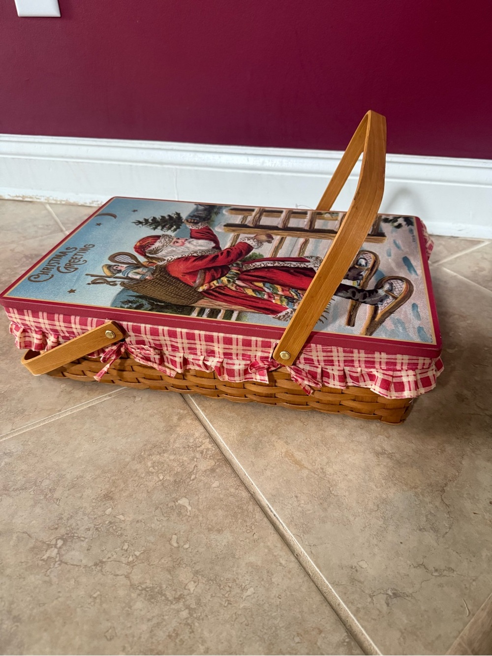Holiday Picnic Basket